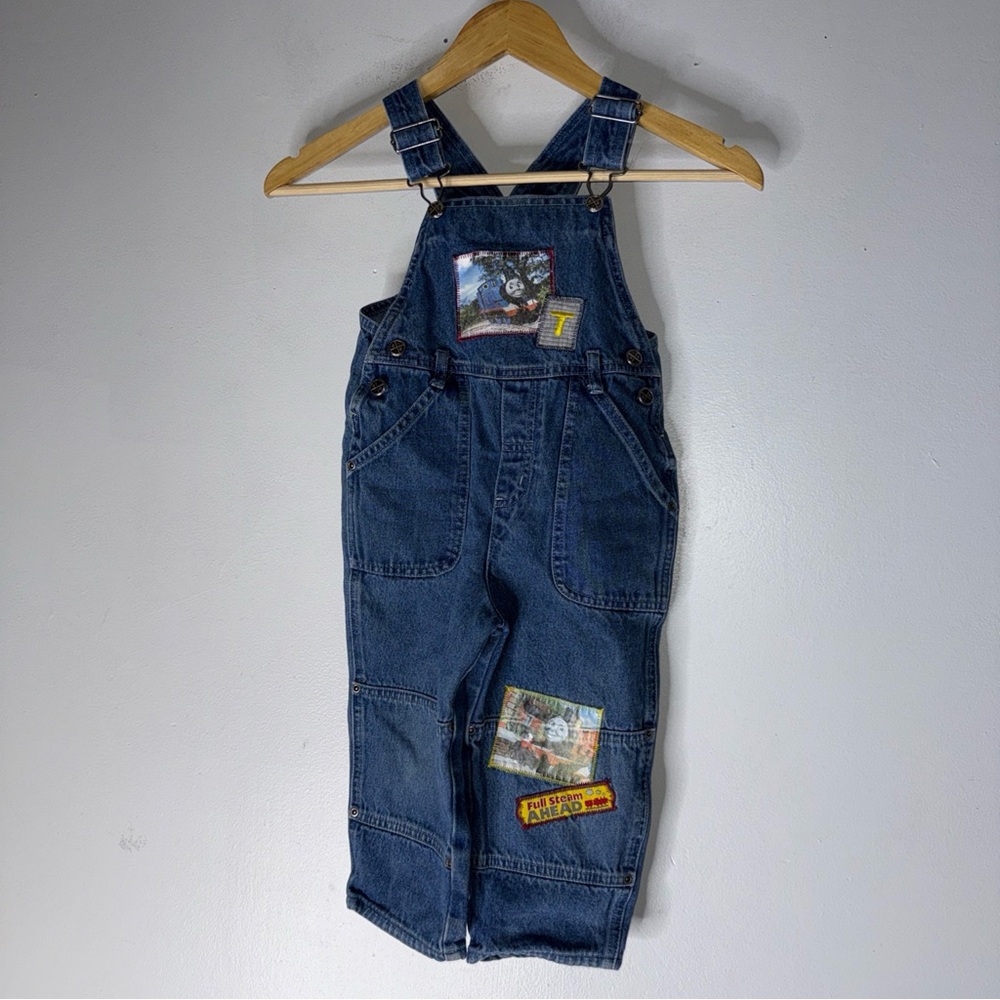 Thomas The Train‎ Denim Overalls Cotton Size 2t
